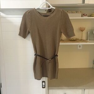 Vintage Knit Tunic with belt